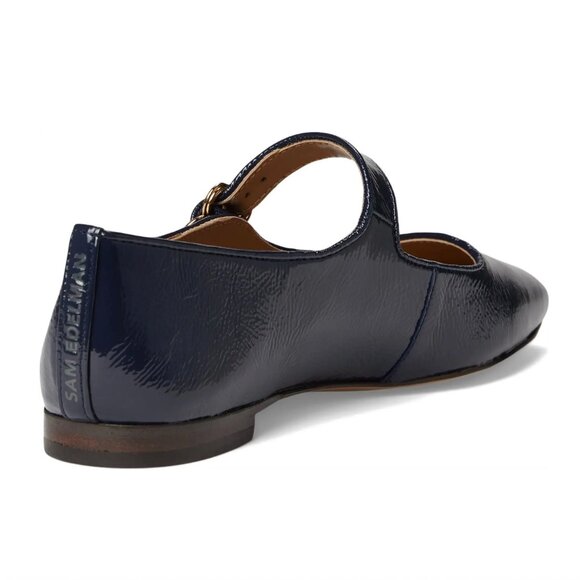 Sam Edelman Michaela Mary-Jane flats Midnight Blue Size 7.5 M Like New! - Picture 4 of 11